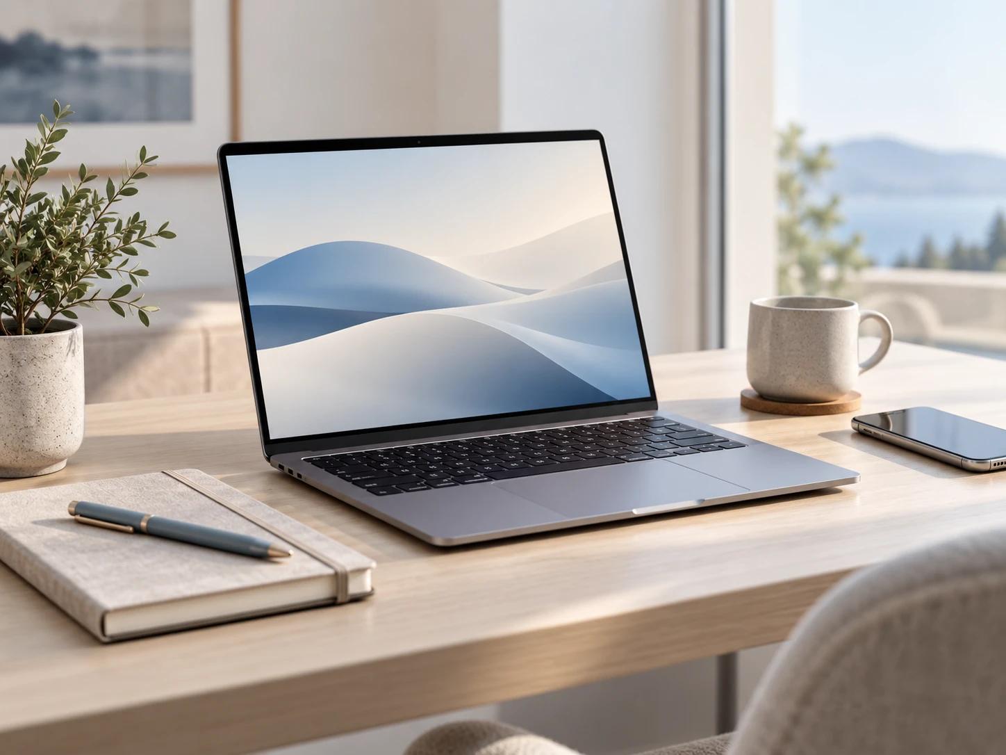 Laptop hardware being inspected for quality